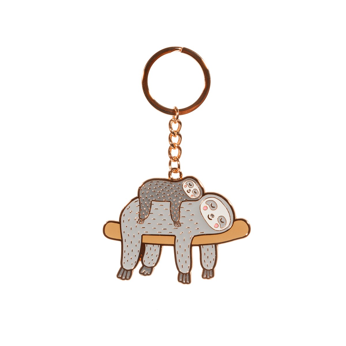 sass & bell Sloth Enamel Keyring