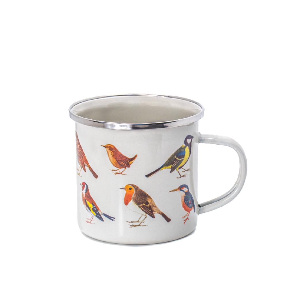 sass & bell Vintage Birds Enamel Mug