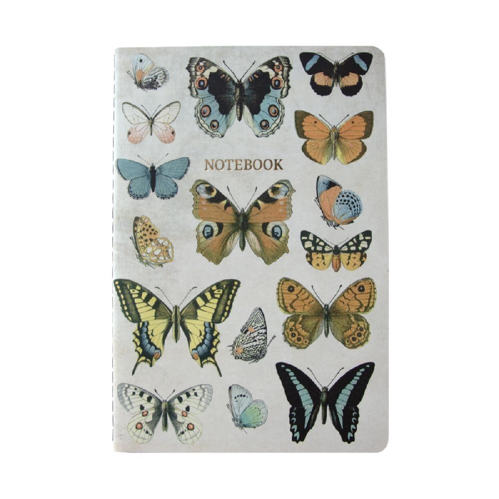 sass & bell Vintage Butterflies A5 Notebook