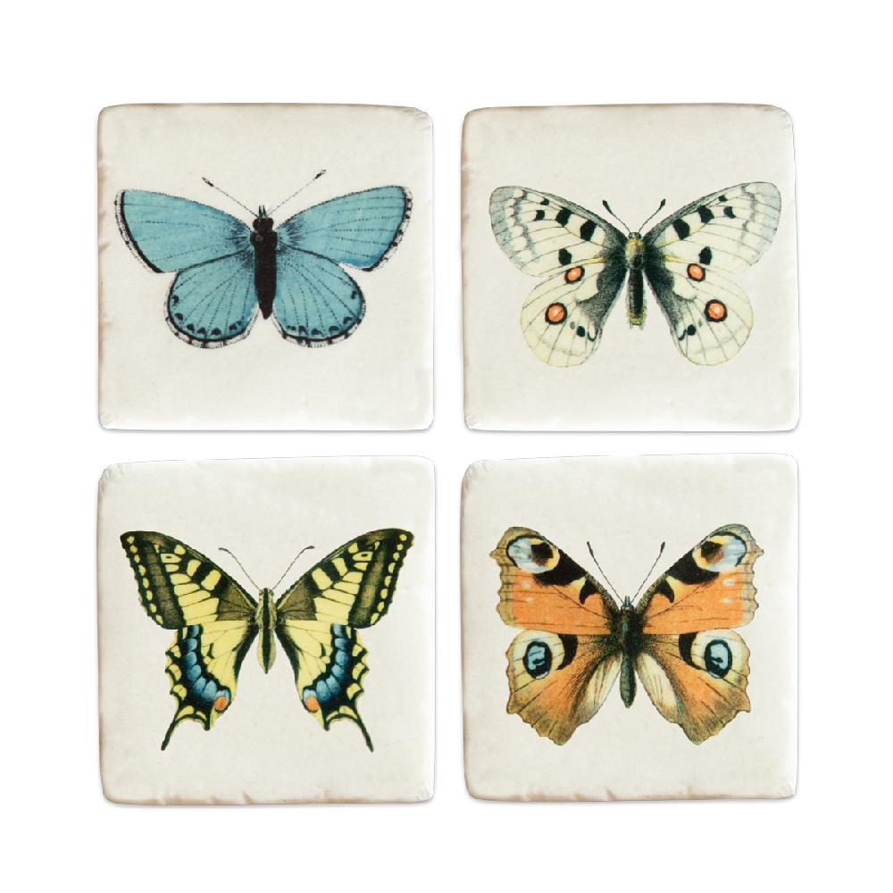 sass & bell Vintage Butterflies Coasters