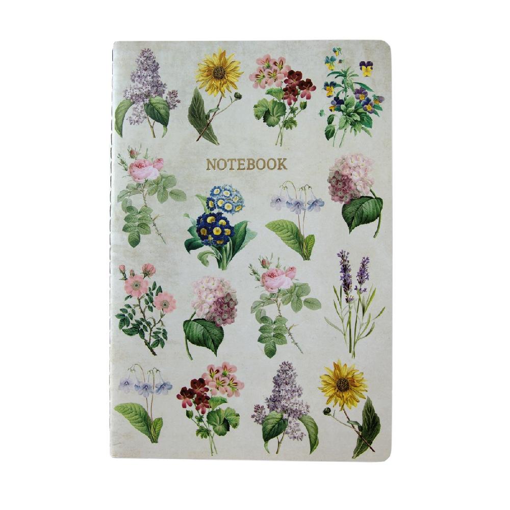 sass & bell Vintage Flowers A5 Notebook