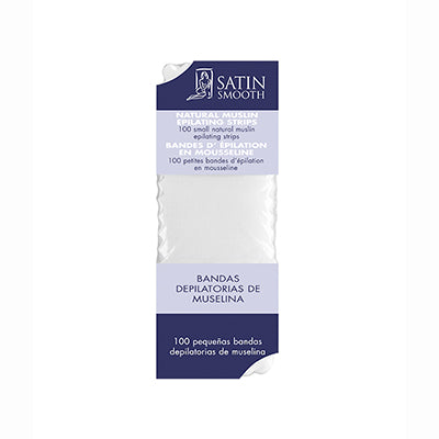 Satin Smooth Natural Muslin Facial Epilating Strips