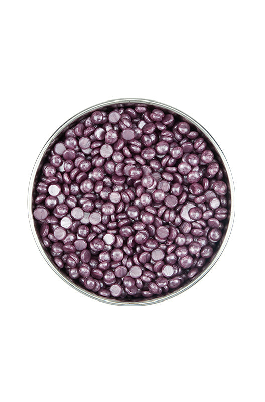 Satin Smooth Amethyst Crystal Pebble Wax