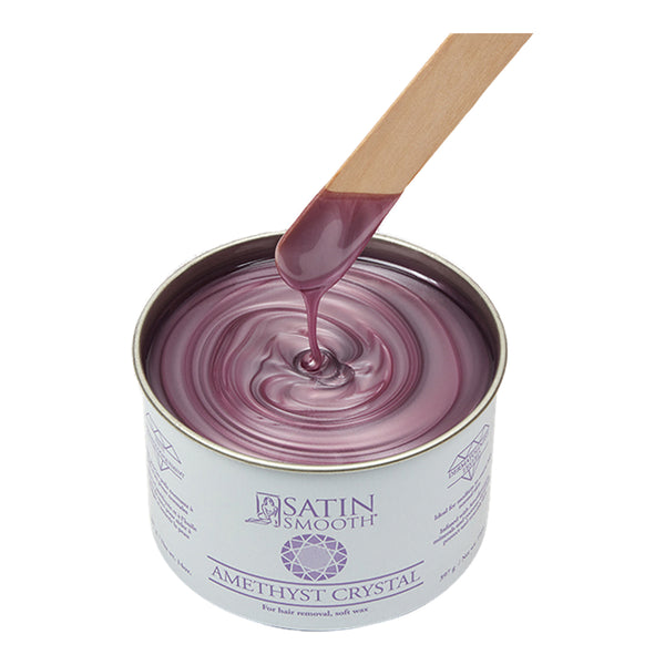 Satin Smooth Amethyst Crystal Soft Wax