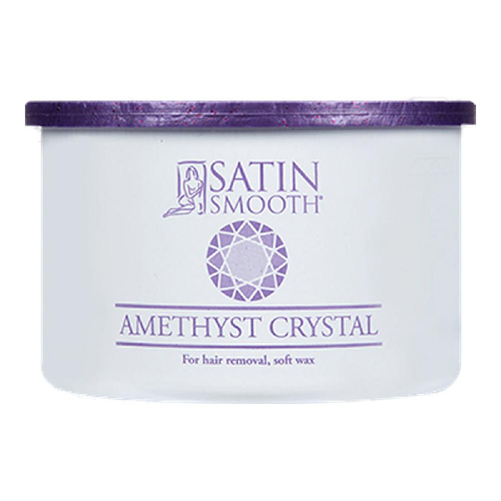 satin smooth Amethyst Crystal Soft Wax