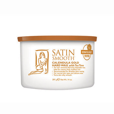 satin smooth Calendula Gold & Tea Tree Hard Wax