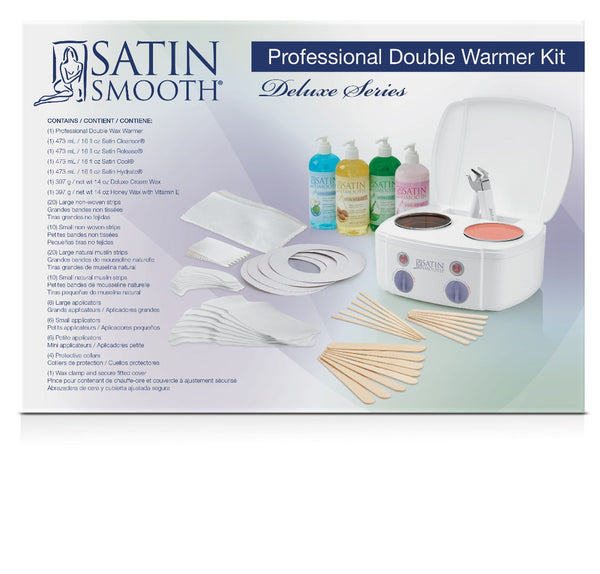 Satin Smooth Double Wax Warmer Kit