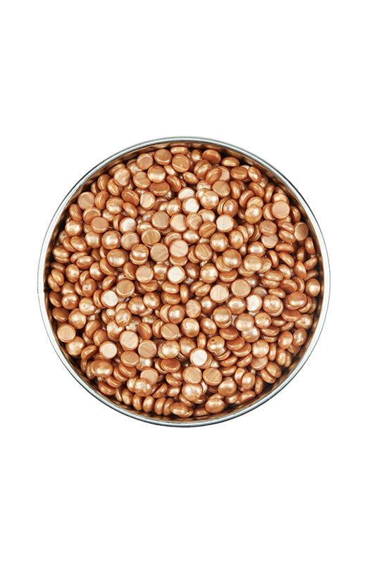 Satin Smooth Golden Quartz Pebble Wax