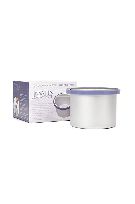 satin smooth Metal Insert Pot