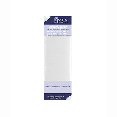 Satin Smooth Natural Muslin Body Epilating Strips