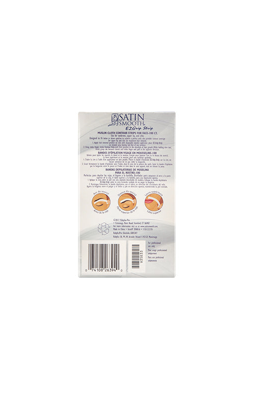Satin Smooth Natural Muslin Facial Strips
