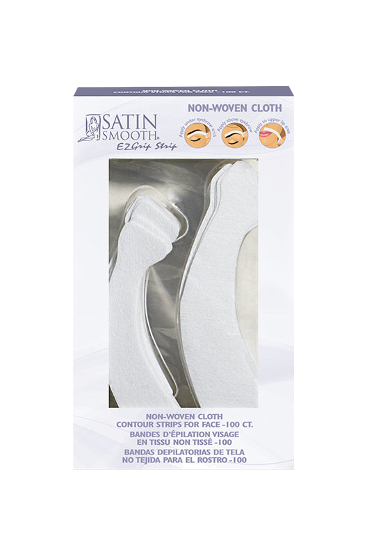 Satin Smooth Non-Woven Cloth Facial Strips