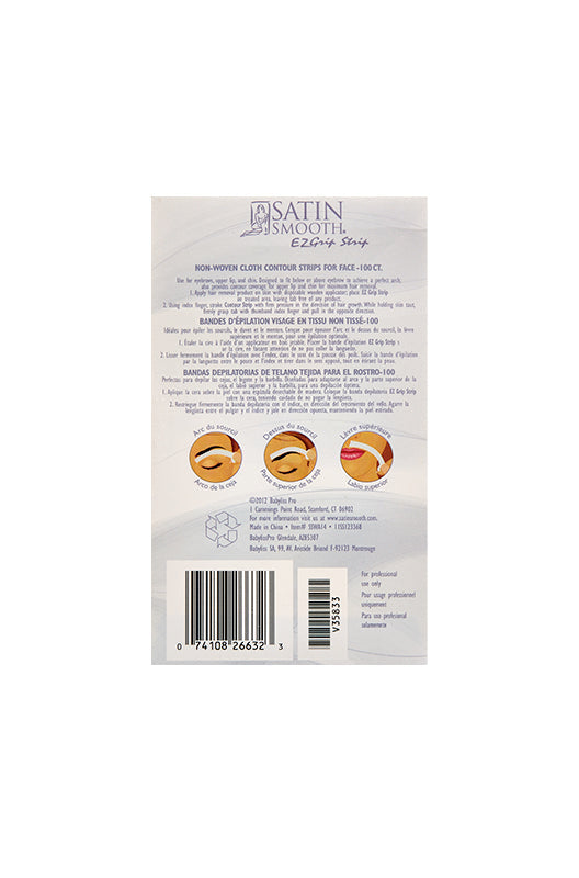 Satin Smooth Non-Woven Cloth Facial Strips