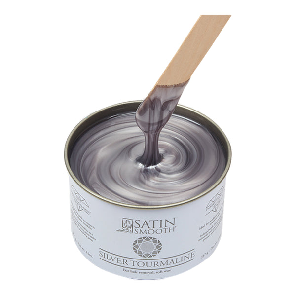 Satin Smooth Silver Tourmaline Soft Wax