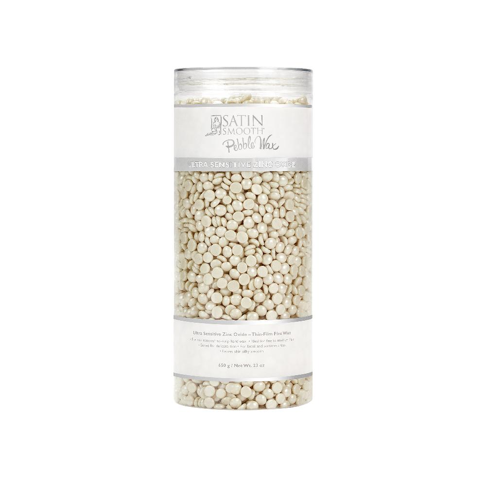 satin smooth Ultra Sensitive Zinc Oxide Pebble Wax