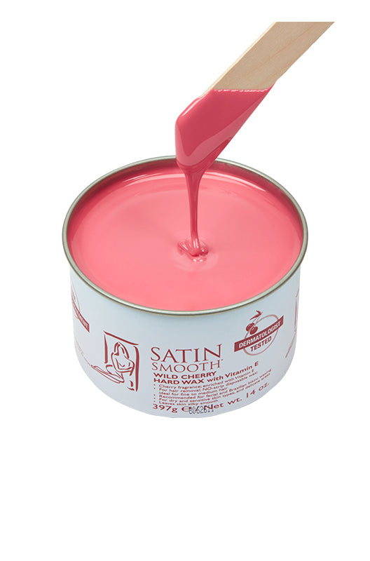 Satin Smooth Wild Cherry & Vitamin E Hard Wax