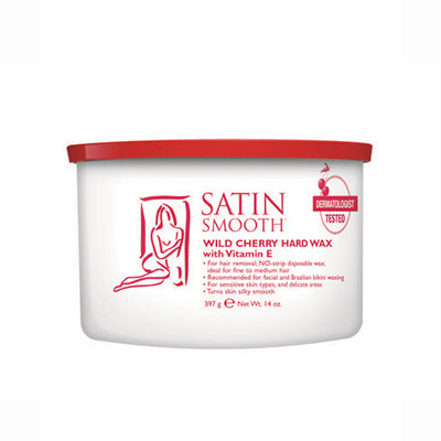satin smooth Wild Cherry & Vitamin E Hard Wax