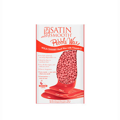 satin smooth Wild Cherry & Vitamin E Pebble Wax