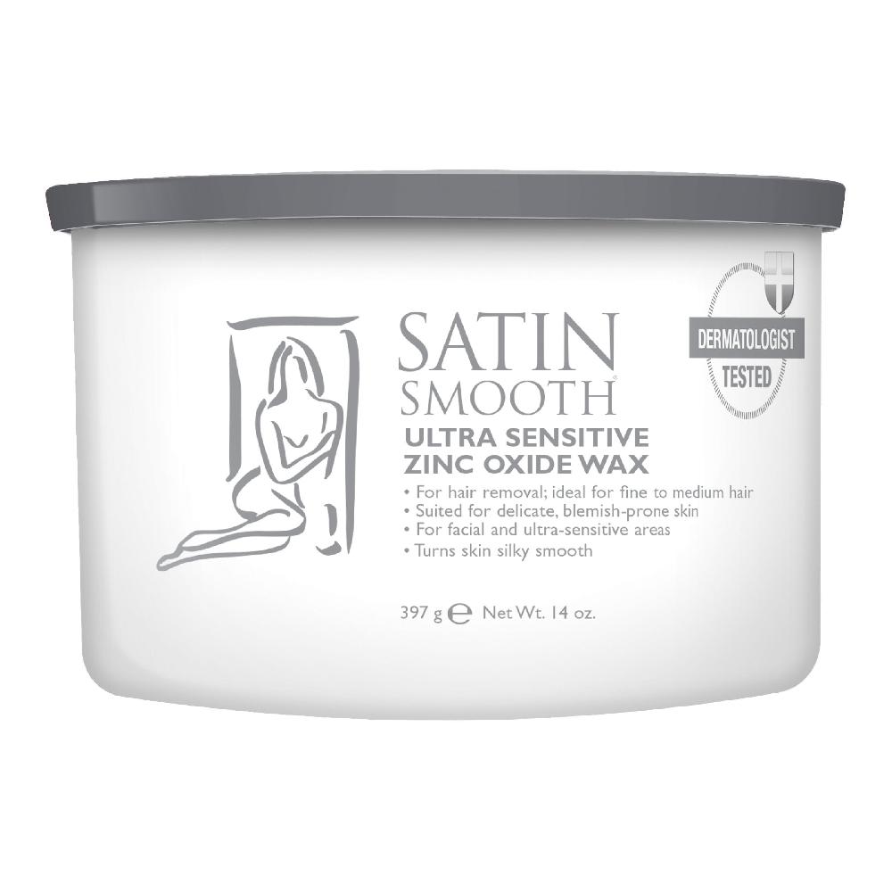 satin smooth Ultra Sensitive Zinc Oxide Cream Soft Wax