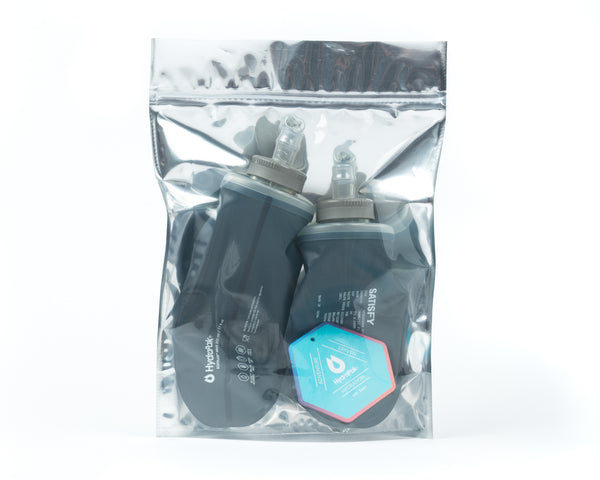 Satisfy HydraPak® Soft Flask 500ml 2‑Pack Dark Slate
