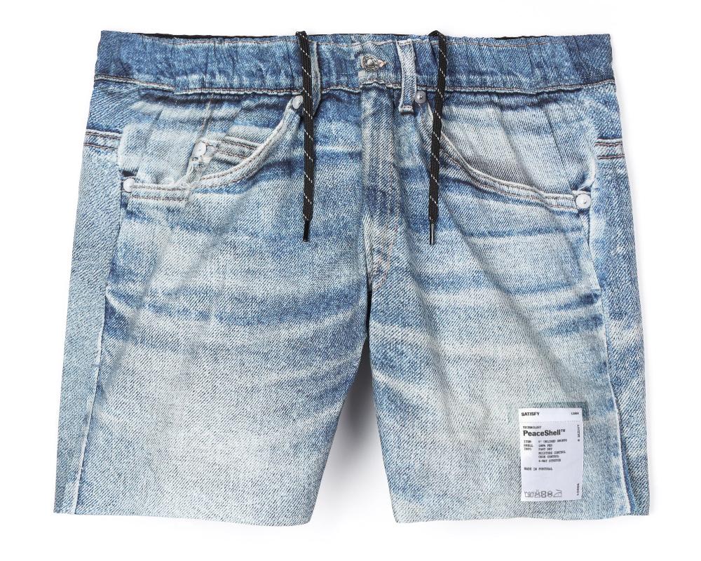 satisfy PeaceShell™ 5" Unlined Shorts Digital Denim