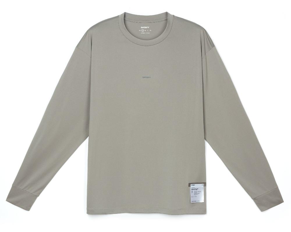 satisfy AuraLite™ Long Tee Aluminium