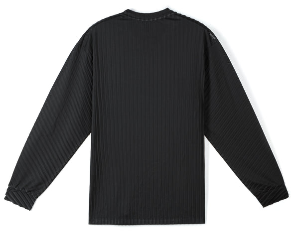 Satisfy AuraLite™ Pleated Long Tee Black