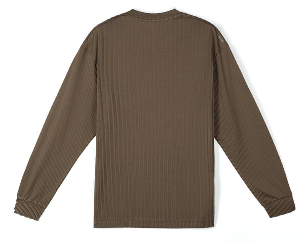 Satisfy AuraLite™ Pleated Long Tee Olive