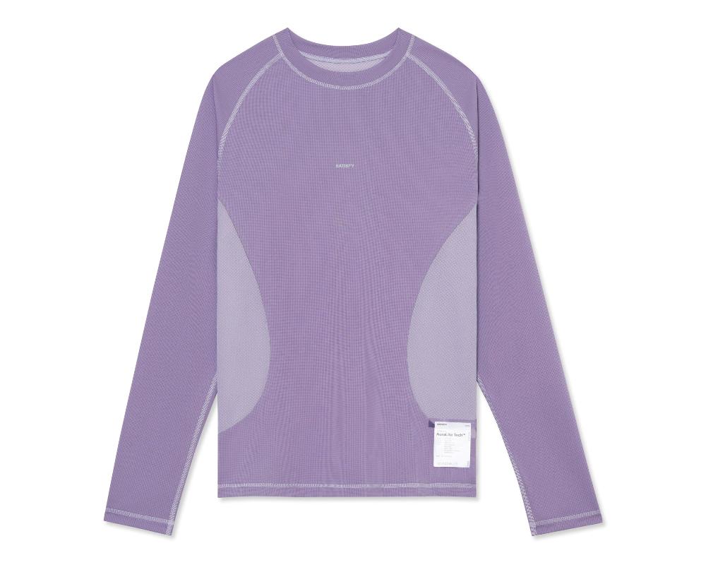 satisfy AuraLite™ Tech Long Tee Purple Sage