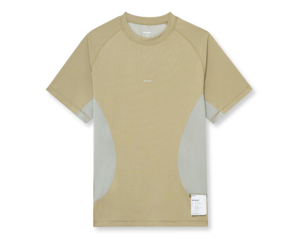 satisfy AuraLite™ Tech T‑Shirt Army Green