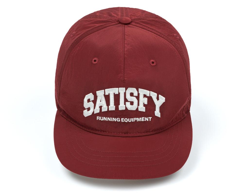 satisfy FliteSilk™ 5‑Panel Pinch Cap Burgundy