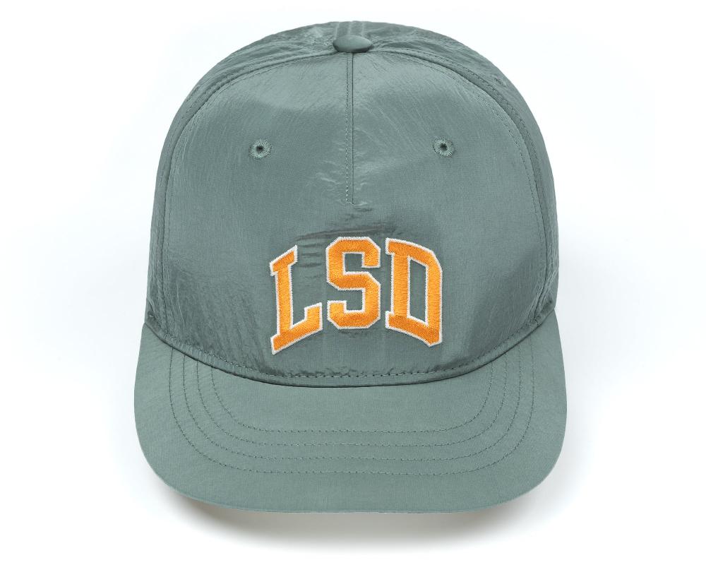 satisfy FliteSilk™ 5‑Panel Pinch Cap Oil Green