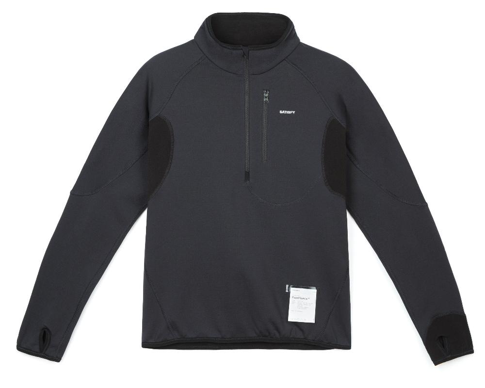 satisfy FuzzFleece™ Half‑Zip Black