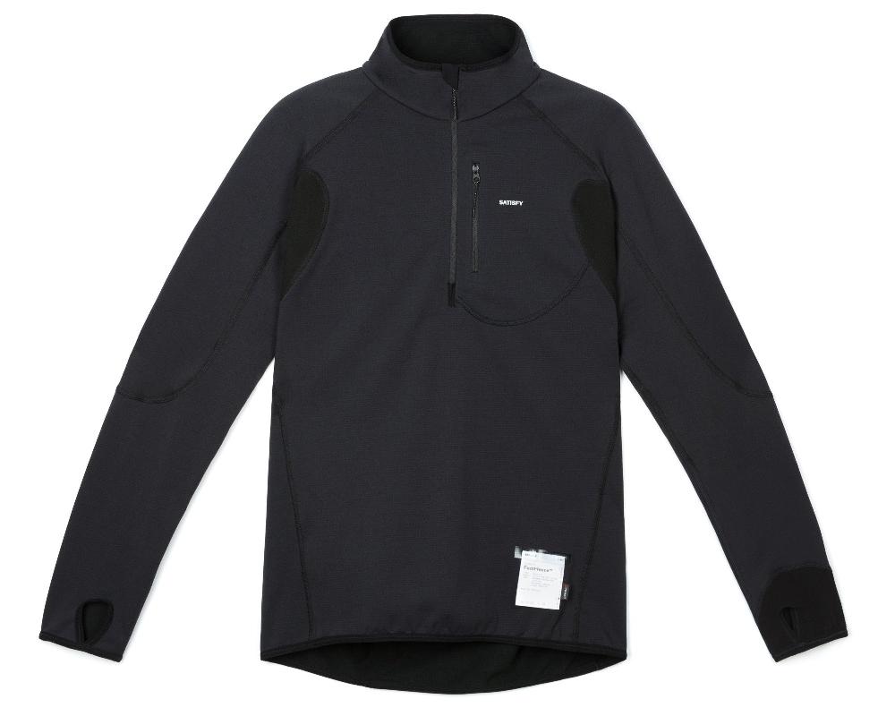 satisfy FuzzFleece™ Half‑Zip Black