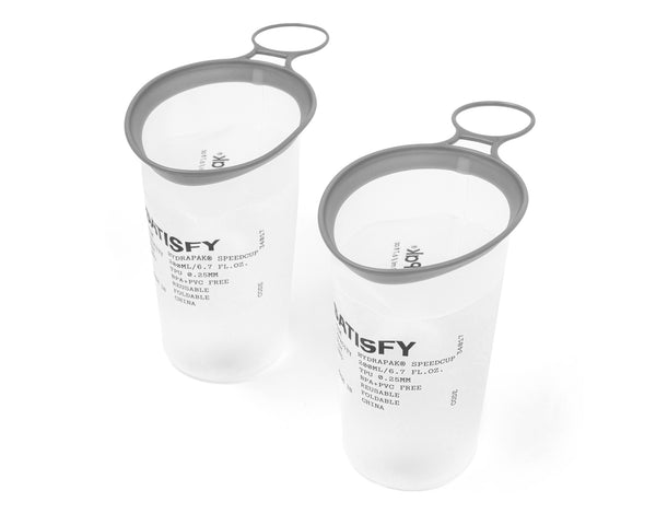 Satisfy HydraPak® SpeedCup™ 2‑Pack White