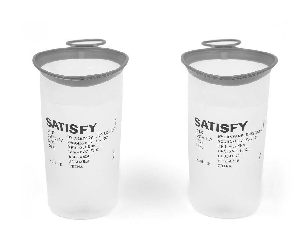 satisfy HydraPak® SpeedCup™ 2‑Pack White