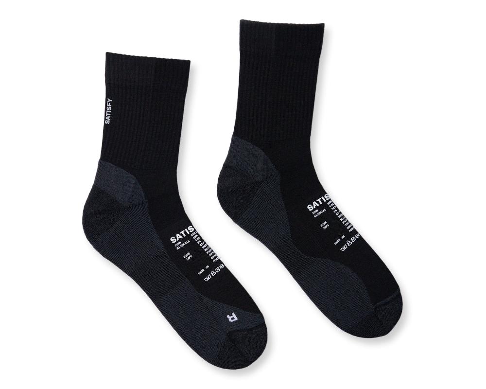 satisfy Merino Nylon Tube Socks Black