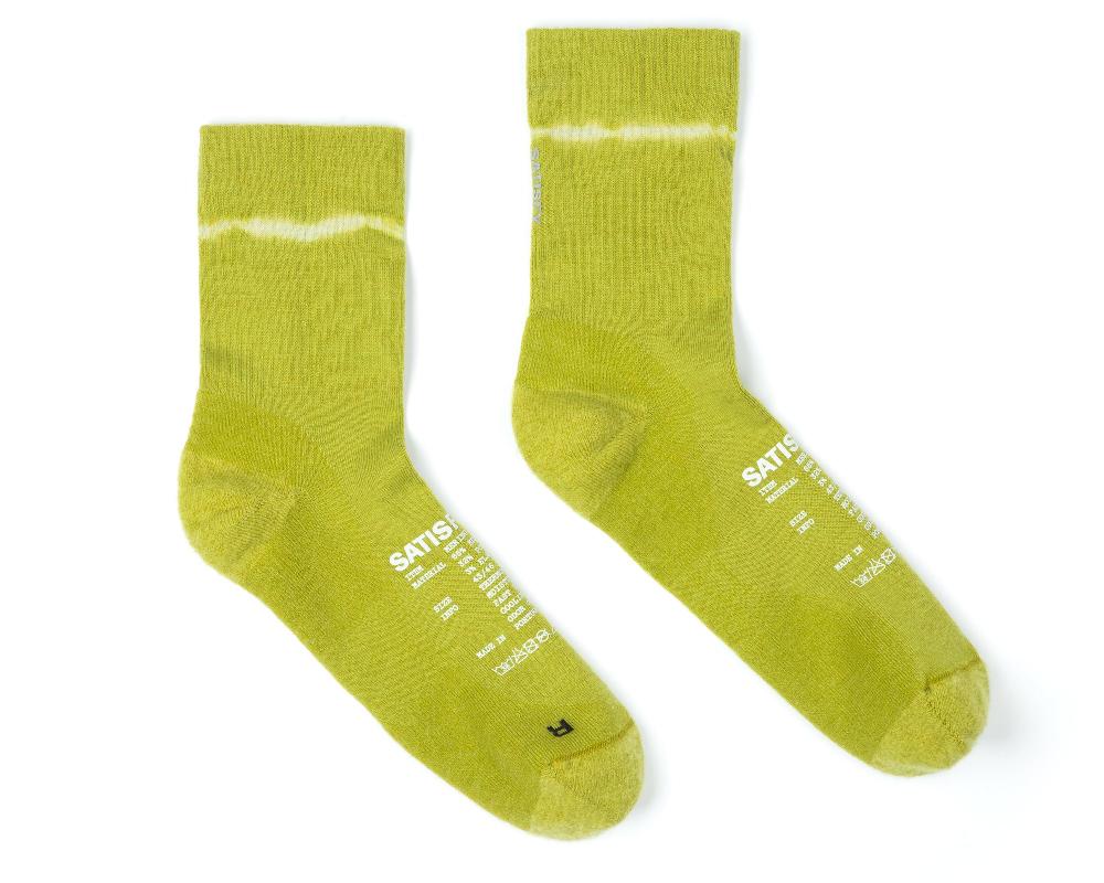satisfy Merino Nylon Tube Socks Dye Grenoble Green