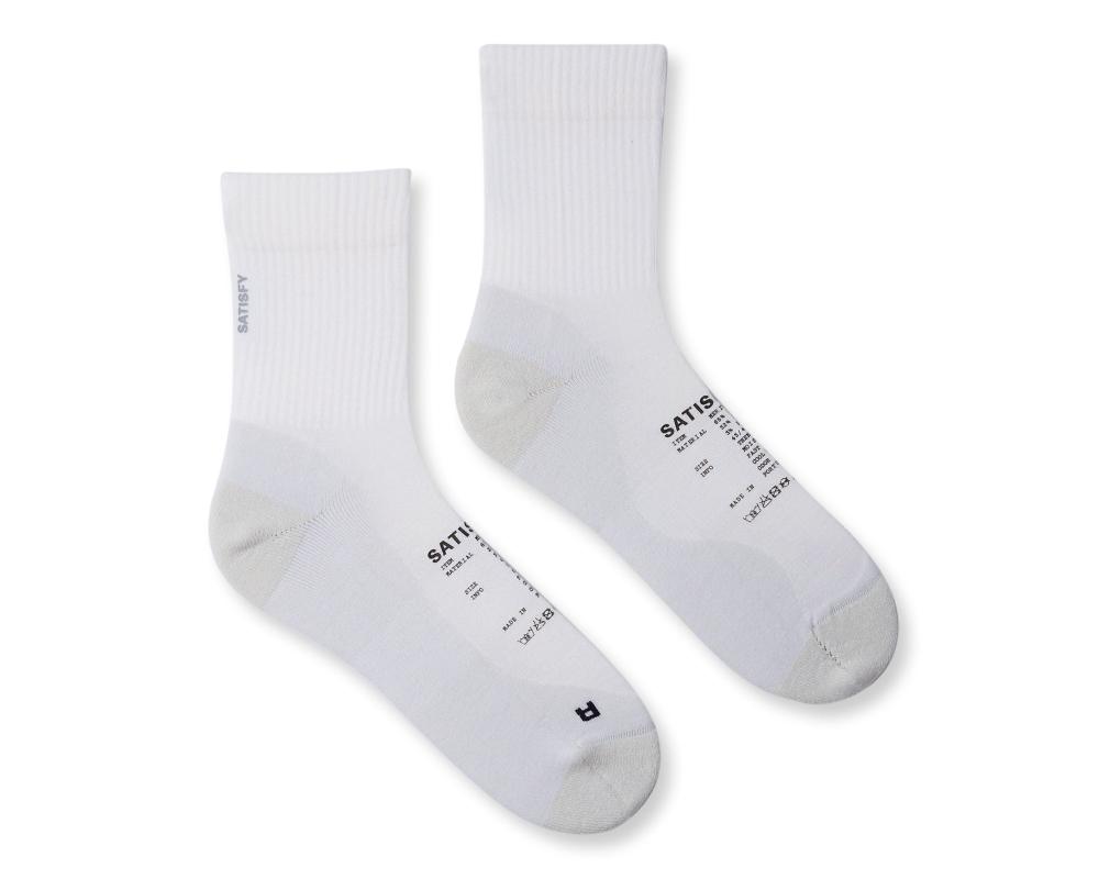 satisfy Merino Nylon Tube Socks White
