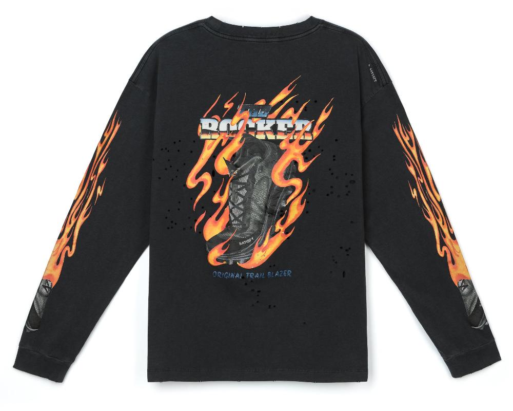 satisfy MothTech™ Long Tee Aged Black