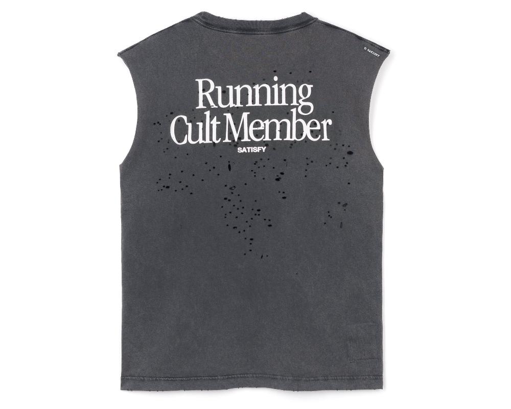 satisfy MothTech™ Muscle Tee Aged Black