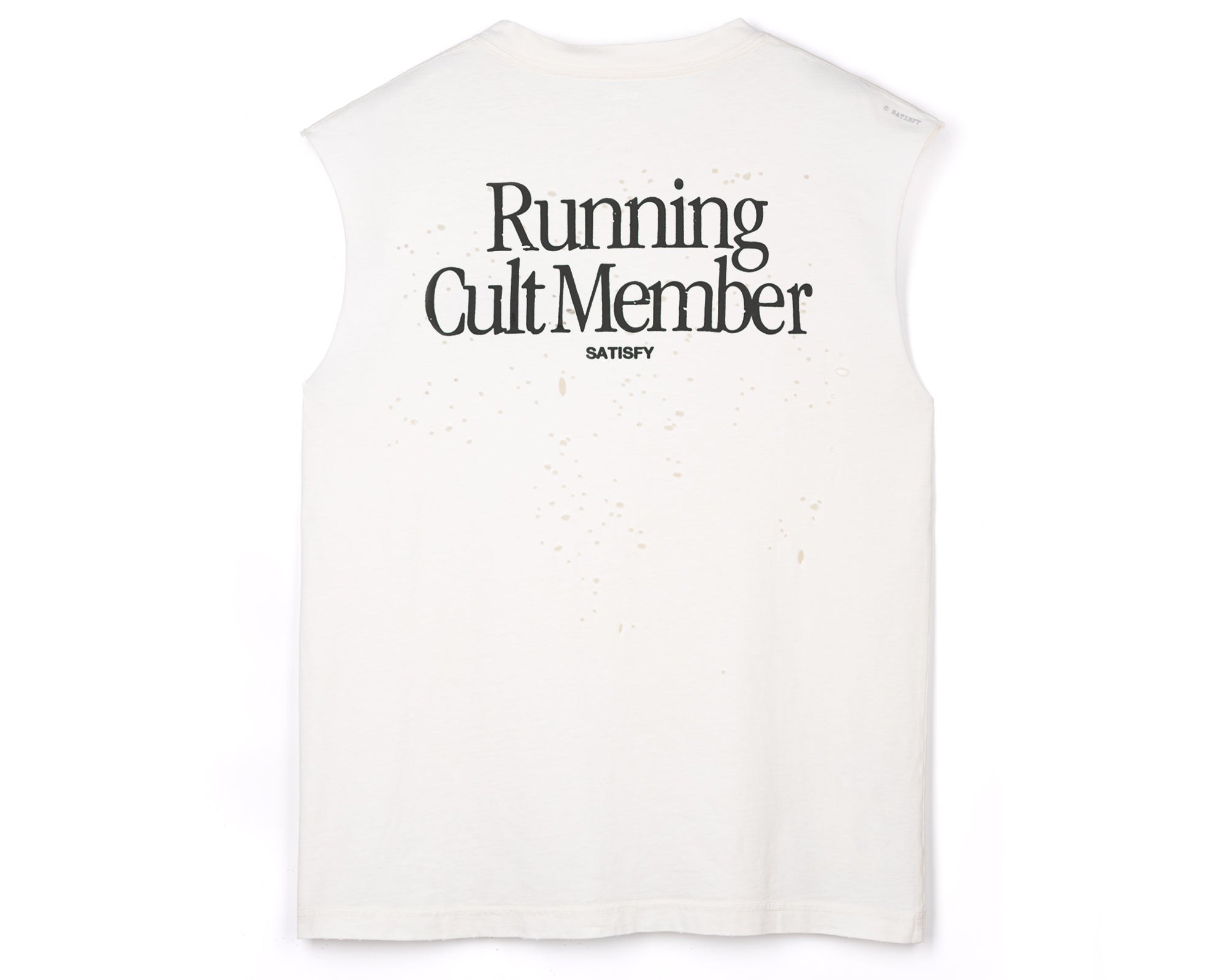 satisfy MothTech™ Muscle Tee White