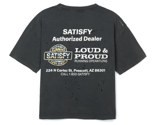 Satisfy MothTech™ T‑Shirt Aged Black