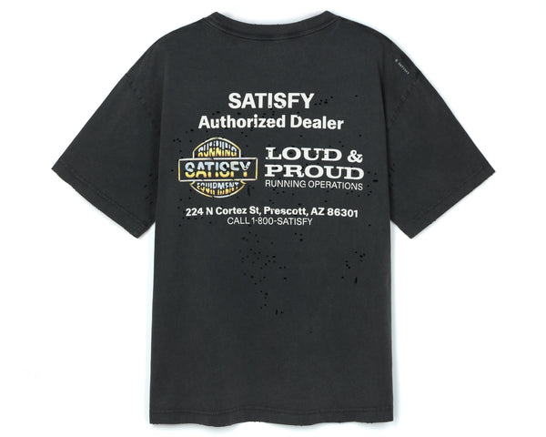 Satisfy MothTech™ T‑Shirt Aged Black