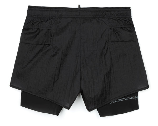 Satisfy Rippy™ 3" Trail Shorts Black