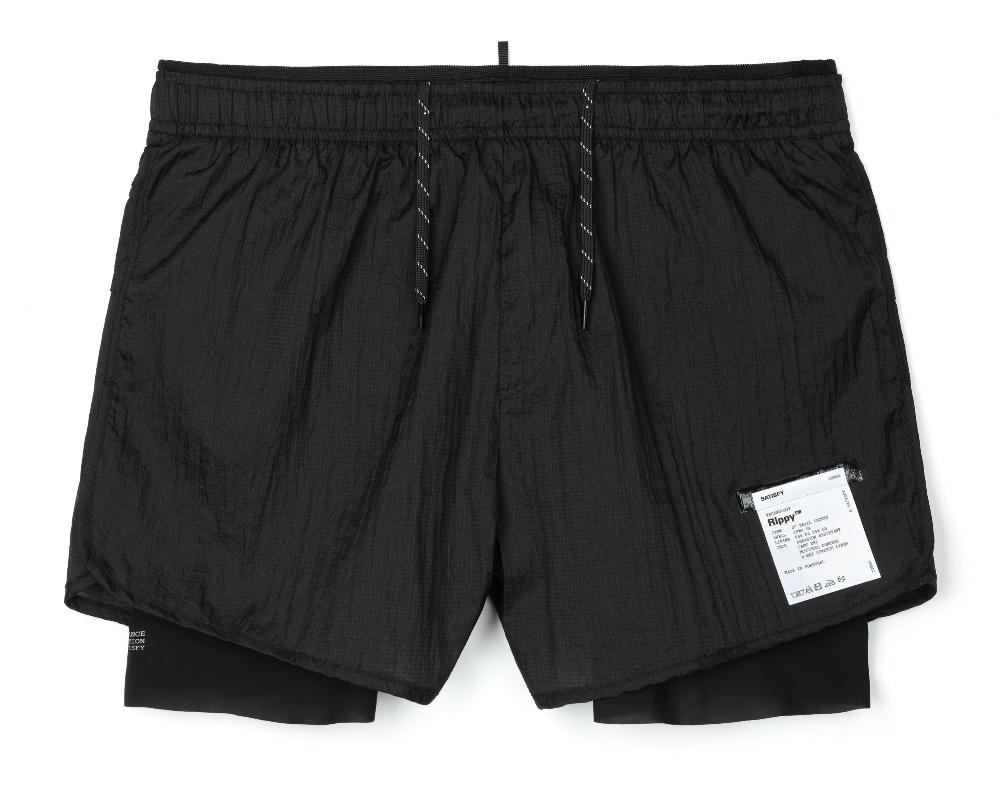 satisfy Rippy™ 3" Trail Shorts Black