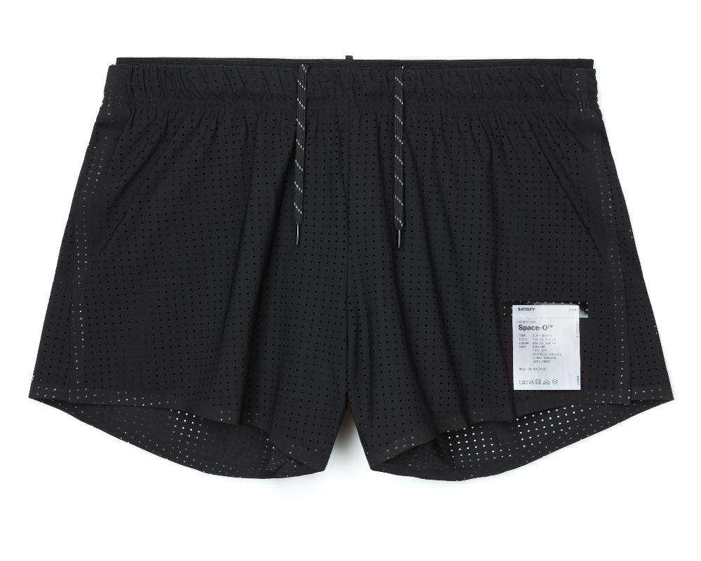 satisfy Space‑O™ 2.5" Distance Shorts Black