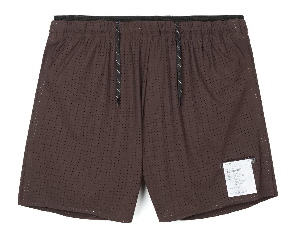satisfy Space‑O™ 5" Shorts Deep Mahogany
