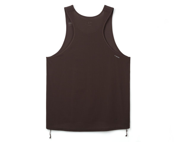 Satisfy Space‑O™ Singlet Deep Mahogany