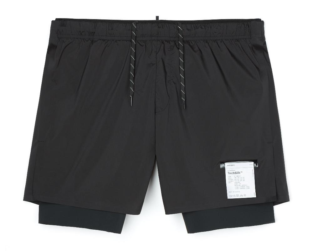 satisfy TechSilk™ 8" Shorts Black Silk